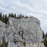Foto 4: Skalný masív Predigtstuhl s vrcholovým krížom - cieľ via ferraty Leadership