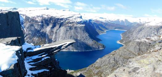 Trolltunga, Nórsko